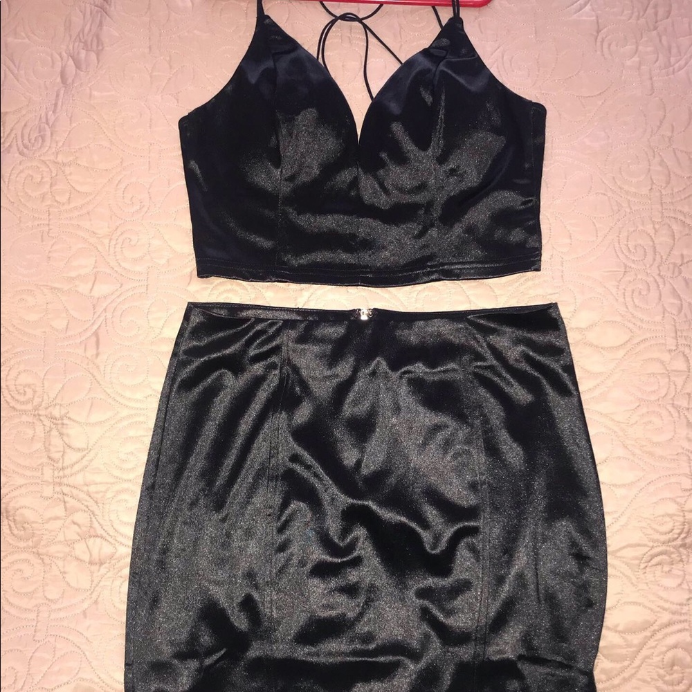 Silk Skirt Set